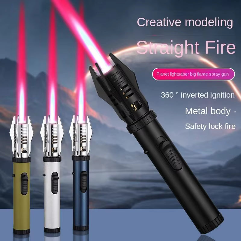 Powerful Red Flame Torch Lighter Modern Adjustable